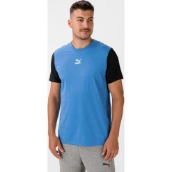 Puma Tailored for Sport Koszulka Niebieski. Niebieskie podkoszulki męskie Puma, s, z nadrukiem, z bawełny, sportowe, bez kołnierzyka, z krótkim rękawem, krótkie. Za 137,95 zł.
