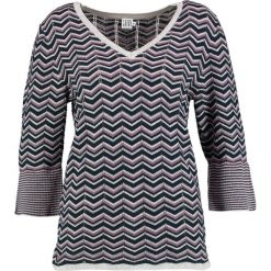 Swetry klasyczne damskie: Saint Tropez WAVE WITH SHINE Sweter blue deep