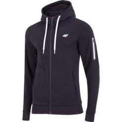 Bluza męska BLM216 - granat. Pomarańczowe bluzy męskie 4f, m, bez wzorów, z bawełny, z kapturem, bez rękawów, z kapturem. W wyprzedaży za 99,99 zł.