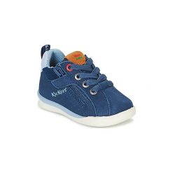 Buty Dziecko Kickers CHICAGO BB. Niebieskie trampki chłopięce marki Kickers, bez wzorów, bez zapięcia. Za 247,20 zł.