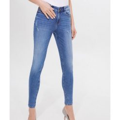 Jeansy skinny Eco Aware - Niebieski. Niebieskie jeansy damskie Mohito. Za 139,99 zł.