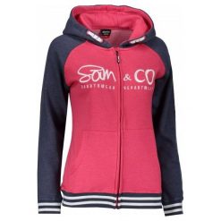 Sam73 Damska Bluza Wm 730 135 L. Różowe bluzy sportowe damskie marki sam73, l, z napisami, z kapturem. Za 159,00 zł.