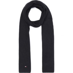 Tommy Hilfiger Szalik Czarny. Czarne szaliki męskie TOMMY HILFIGER, bez wzorów, z bawełny. Za 290,95 zł.