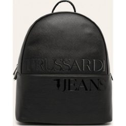 Trussardi Jeans - Plecak. Czarne plecaki męskie Trussardi Jeans, bez wzorów, z poliesteru. W wyprzedaży za 429,90 zł.