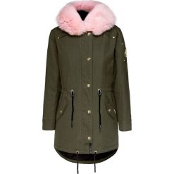 Parka MOOSE KNUCKLES STELLER. Różowe kurtki damskie Moose Knuckles, bez wzorów, z tkaniny, bez kaptura. W wyprzedaży za 3608,00 zł.