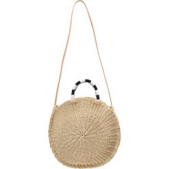 J.CREW SOLID CIRCLE Torba na ramię natural /navy. Niebieskie torebki klasyczne damskie marki J.CREW. Za 399,00 zł.
