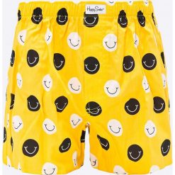 Happy Socks - Bokserki Boxer. Żółte bez kategorii marki Happy Socks, z bawełny. W wyprzedaży za 59,90 zł.