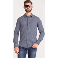 KOSZULA EMPORIO ARMANI. Czarne koszule męskie m, z materiału. Za 407,40 zł.