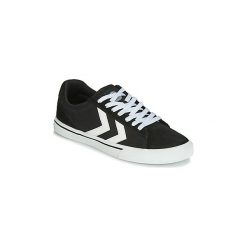 Buty Hummel NILE CANVAS LOW. Czarne trampki i tenisówki damskie Hummel, bez wzorów, bez zapięcia. Za 289,00 zł.