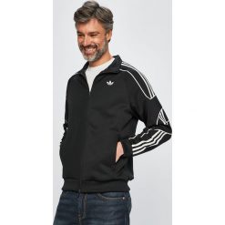 Adidas Originals - Bluza. Czarne bluzy męskie adidas Originals, m, z nadrukiem, z bawełny, z kapturem, bez rękawów, bez kaptura. W wyprzedaży za 229,90 zł.