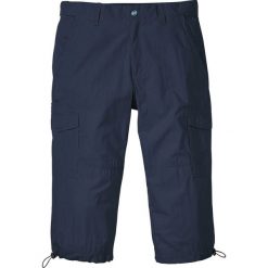 Bermudy 3/4 bonprix ciemnoniebieski. Niebieskie spodenki i szorty męskie bonprix, m, bez wzorów. Za 64,99 zł.