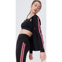 Bluza sportowa z kapturem - Czarny. Czarne bluzy sportowe damskie Sinsay, s, bez wzorów, bez rękawów, z kapturem. Za 59,99 zł.