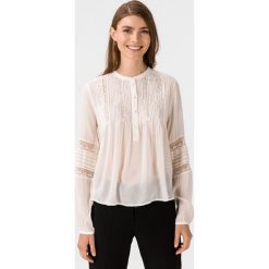 Vero Moda Kirsten Bluzka Biały. Białe bluzki damskie Vero Moda, m, bez wzorów, z wiskozy, bez kołnierzyka, bez rękawów. Za 175,95 zł.