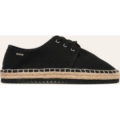 Big Star - Espadryle. Czarne espadryle damskie BIG STAR, bez wzorów, z gumy, bez obcasa, na obcasie. Za 109,90 zł.
