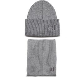 Zestaw Szalik i Czapka TRUSSARDI JEANS - Kit Knit Lurex 59Y00003 E680. Szare szaliki damskie Trussardi Jeans, bez wzorów, z poliesteru. Za 429,00 zł.