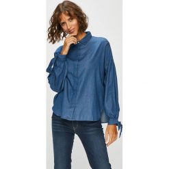 Levi's - Koszula. Brązowe koszule wiązane damskie Levi's®, l, z bawełny, klasyczne, z klasycznym kołnierzykiem, z długim rękawem. Za 259,90 zł.
