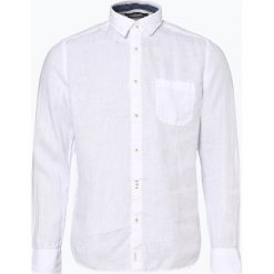 Marc O'Polo - Męska koszula lniana, biały. Białe koszule męskie Marc O'Polo, m, bez wzorów, eleganckie, polo, bez rękawów. Za 399,95 zł.