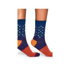 Skarpetki Happy Socks SDO01-6001. Różowe skarpetki męskie Happy Socks, z bawełny. Za 20,00 zł.