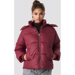 NA-KD Trend Kurtka watowana - Purple. Fioletowe bomberki damskie NA-KD Trend, z materiału. Za 283,95 zł.