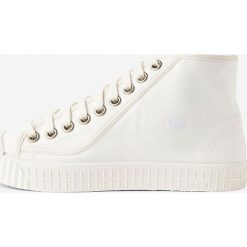 G-Star Raw - Trampki. Białe trampki męskie G-Star RAW, bez wzorów, z gumy, retro, na sznurówki. W wyprzedaży za 249,90 zł.