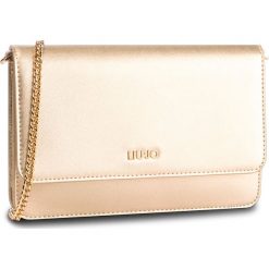 Torebka LIU JO - S Crossbody N19167 E0040 Gold 00529. Żółte torebki klasyczne damskie Liu Jo, bez wzorów, ze skóry ekologicznej, wizytowe, bez dodatków. Za 389,00 zł.