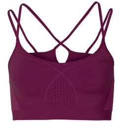 Odlo Biustonosz Seamless Bra Top Soft fioletowy r. XS. Fioletowe biustonosze sportowe damskie marki Odlo. Za 75,72 zł.