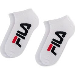 Zestaw 2 par niskich skarpet unisex Fila Calza Invisible F9199. Białe skarpetki damskie Fila, bez wzorów. Za 29,99 zł.