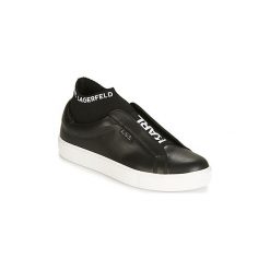 Buty Karl Lagerfeld KUPSOLE KNIT SOCK LO. Czarne trampki i tenisówki damskie marki KARL LAGERFELD, bez wzorów, bez zapięcia. Za 879,00 zł.
