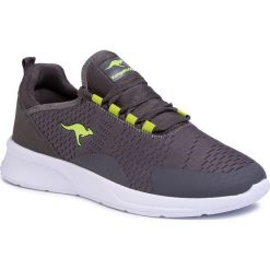 Buty KANGAROOS - Kf-A Forward 81096 000 2014 Steel Grey/Lime. Szare buty sportowe męskie KangaROOS, ze skóry ekologicznej, bez zapięcia, na fitness i siłownię. W wyprzedaży za 149,00 zł.