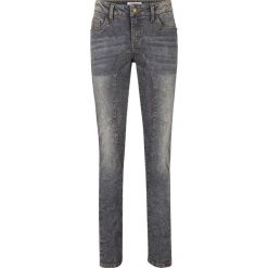 Wygodne dżinsy ze stretchem SKINNY bonprix szary. Szare jeansy damskie bonprix. Za 99,99 zł.