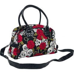 Torebki klasyczne damskie: Banned Skulls And Roses Torebka – Handbag czarny