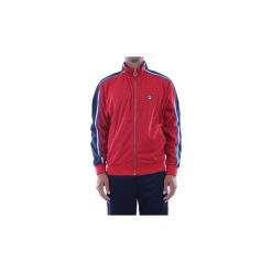 Bluzy Fila 684399 BENTLEY TRACK TOP. Czerwone bluzy męskie Fila, s, bez wzorów, bez kołnierzyka, bez rękawów, bez kaptura. Za 263,22 zł.