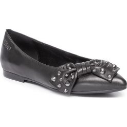 Baleriny LIU JO - Ginger 7 Ballet S69043 P0062 Black 22222. Czarne baleriny damskie Liu Jo, bez wzorów, ze skóry ekologicznej, bez obcasa, na płaskiej podeszwie. W wyprzedaży za 449,00 zł.