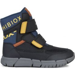 Geox buty zimowe chłopięce Flexyper 35 czarne. Czarne buty chłopięce zimowe Geox, bez zapięcia. Za 369,00 zł.