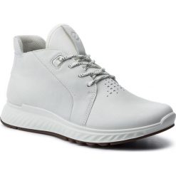 Sneakersy ECCO - St.1 Men's 83612401007 White. Szare sneakersy męskie ecco, na co dzień, bez wzorów, ze skóry, eleganckie, bez zapięcia. W wyprzedaży za 469,00 zł.