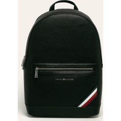 Tommy Hilfiger - Plecak. Czarne plecaki męskie TOMMY HILFIGER, bez wzorów, ze skóry ekologicznej. Za 679,90 zł.
