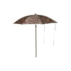Parasol myśliwski maskujący Kamo-R. Pomarańczowe parasole marki SOLOGNAC. Za 129,99 zł.