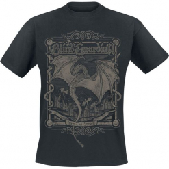 Blind Guardian Into The Storm T-Shirt czarny. Niebieskie t-shirty męskie z nadrukiem marki Reserved, l, z okrągłym kołnierzem. Za 74,90 zł.