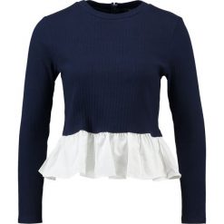Bluzki damskie: English Factory Bluzka z długim rękawem navy