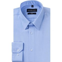 Koszula SIMONE KDNS000253. Niebieskie koszule męskie Giacomo Conti, m, bez wzorów, z bawełny, eleganckie, z klasycznym kołnierzykiem, bez rękawów. Za 149,00 zł.