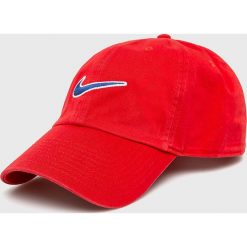 Nike Sportswear - Czapka. Czerwone czapki męskie marki Nike Sportswear, z bawełny. Za 69,90 zł.