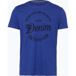T-shirty męskie: Tom Tailor Denim – T-shirt męski, niebieski