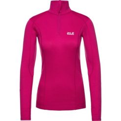 Koszulka techniczna Jack Wolfskin Artic Xt Half Zip Women 1806241-2047. Różowe koszulki damskie polo Jack Wolfskin, l, bez wzorów, z poliesteru, bez rękawów. W wyprzedaży za 239,00 zł.