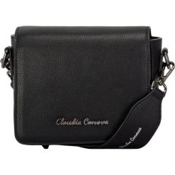 Claudia Canova torebka damska crossbody czarny. Czarne torebki klasyczne damskie Claudia Canova, bez wzorów, bez dodatków. Za 249,00 zł.