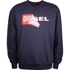 Diesel Bluza "S-Samy". Bluzy męskie Diesel, s, z nadrukiem, z bawełny, z okrągłym kołnierzem, bez rękawów, bez kaptura. Za 299,00 zł.