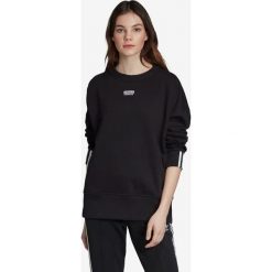 Adidas Originals Bluza Czarny. Czarne bluzy damskie adidas Originals, s, z haftami, z bawełny, bez rękawów, bez kaptura. Za 188,95 zł.