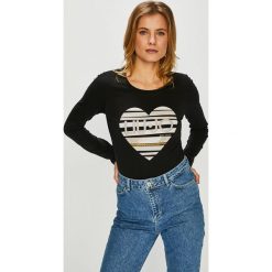 Liu Jo - Bluzka. Białe bluzki damskie marki Liu Jo, na co dzień, s, z nadrukiem, z elastanu, casualowe, z okrągłym kołnierzem, bez rękawów. Za 369,90 zł.
