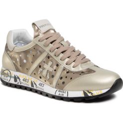 Sneakersy PREMIATA - Lucyd 3659 Gold. Żółte półbuty damskie Premiata, ze skóry. Za 849,00 zł.