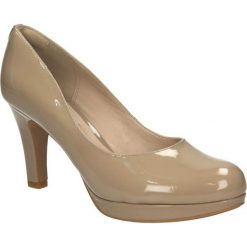 CZÓŁENKA CLARKS CRISP KENDRA 26115722. Brązowe czółenka damskie marki Clarks. Za 249,99 zł.