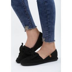 Czarne Espadryle Little Talks. Czarne espadryle damskie Born2be, bez wzorów, z materiału, bez obcasa, na obcasie. Za 79,99 zł.